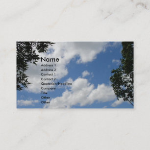 Zwischen 2 Trees Business Card Visitenkarte