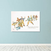 Zwischen 7 und 8 Uhr morgens. Leinwanddruck (Insitu (Holzboden))