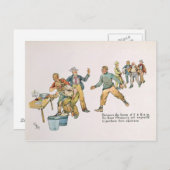 Zwischen 7 und 8 Uhr morgens. Postkarte (Vorne/Hinten)