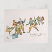 Zwischen 7 und 8 Uhr morgens. Postkarte (Vorderseite)