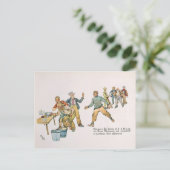 Zwischen 7 und 8 Uhr morgens. Postkarte (Stehend Vorderseite)