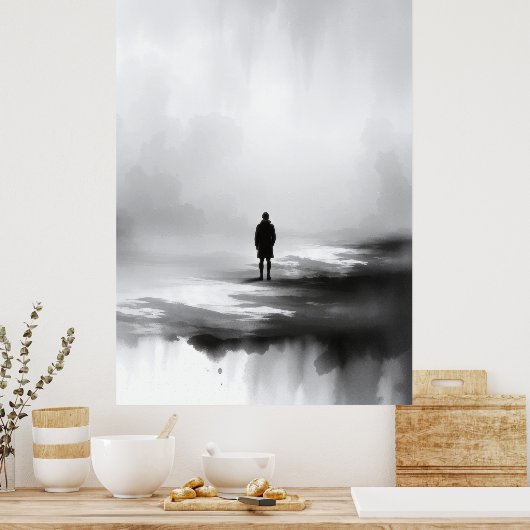 Zwischen Abarewell und Morgendämmerung Poster (Küche)