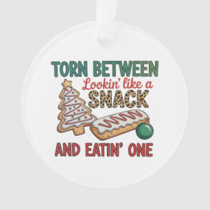 Zwischen dem Aussehen wie ein Snack und dem Verzeh Ornament