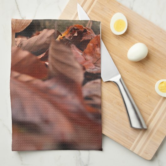 Zwischen den Baumstämmen Geschirrtuch (Viertel Falte)