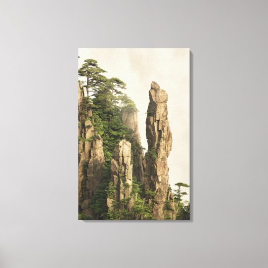 Zwischen den Gipfeln und Tälern des Grand Canyon i Leinwanddruck (Vorderseite)