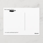 Zwischen den Hütten in Sconset Postkarte (Rückseite)