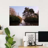 Zwischen den Inseln, Roath Park Lake, Cardiff. Poster (Heimbüro)