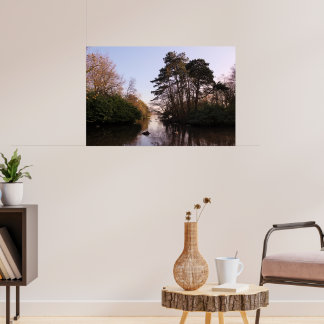 Zwischen den Inseln, Roath Park Lake, Cardiff. Poster