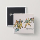 Zwischen den Stunden von 7 und 8 a.m. Button (Vorne & Hinten)