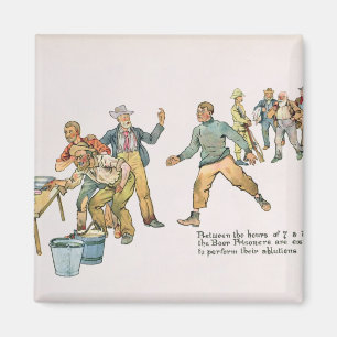 Zwischen den Stunden von 7 und 8 a.m. Magnet