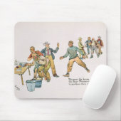 Zwischen den Stunden von 7 und 8 a.m. Mousepad (Mit Mouse)