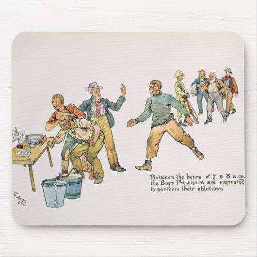 Zwischen den Stunden von 7 und 8 a.m. Mousepad (Vorne)