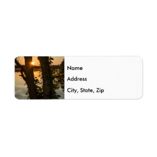 Zwischen den Trees Sunrise Address Labels
