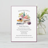 Zwischen den Weinen lesen, Club buchen Einladung (Stehend Vorderseite)