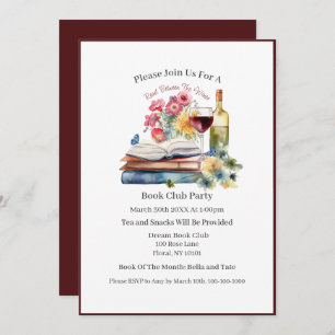 Zwischen den Weinen lesen, Club buchen Einladung