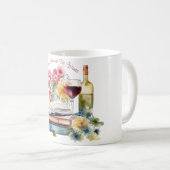 Zwischen den Weinen lesen Kaffeetasse (VorderseiteRechts)