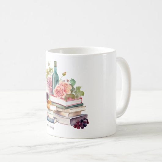 Zwischen den Weinen lesen Kaffeetasse (VorderseiteRechts)