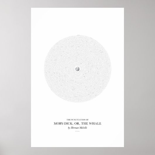 Zwischen den Worten: Moby-Dick; oder, der Wal Poster (Vorne)
