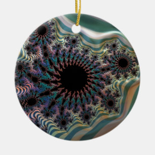 Zwischen der Falten-Keramik-Dekoration Keramik Ornament