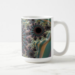 Zwischen der Falten-Tasse Kaffeetasse