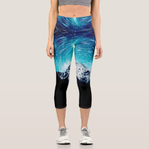 Zwischen der Galaxie und dem Berg Capri Leggings