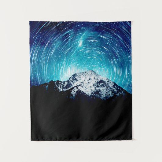 Zwischen der Galaxie und dem Berg Wandteppich (Vorderseite)