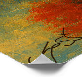 Zwischen Feuer und Frost Landschaft Poster (Ecke)