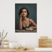 Zwischen Gedanke und Geschmack Poster (Küche)