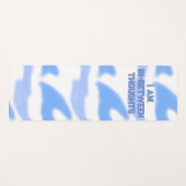 Zwischen Gedanken Wave World Beach Surf Yoga Mat Yogamatte (Vorderseite (Horizontal))