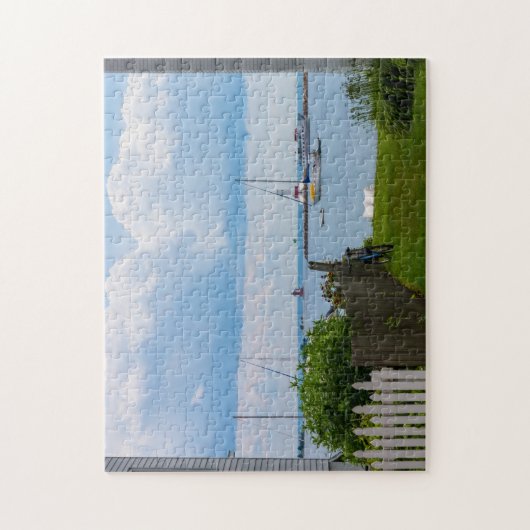 Zwischen Häusern Puzzle (Vertikal)