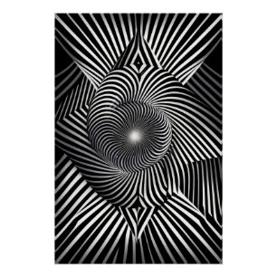 Zwischen Linien und Dimensionen Poster
