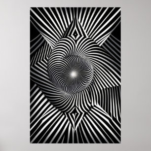 Zwischen Linien und Dimensionen Poster