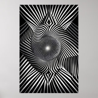 Zwischen Linien und Dimensionen Poster
