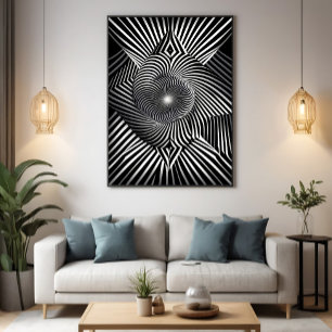 Zwischen Linien und Dimensionen Poster