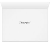 Zwischen Maisfeldern Danke Karte (Innenansicht Horizontal (Unten))