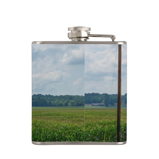 Zwischen Maisfeldern Flachmann (Rückseite)