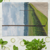 Zwischen Maisfeldern Geschirrtuch (Gefaltet)