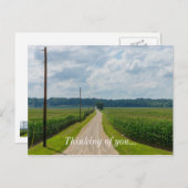 Zwischen Maisfeldern Postkarte (Vorne/Hinten)