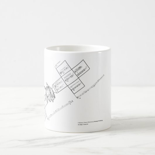 Zwischen Mars und Jupiter Kaffeetasse (Mittel)