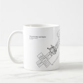 Zwischen Mars und Jupiter Kaffeetasse (Links)