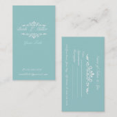 Zwischen modernem elegantem künstlerischem Berufli Terminkarte (Vorne/Hinten)