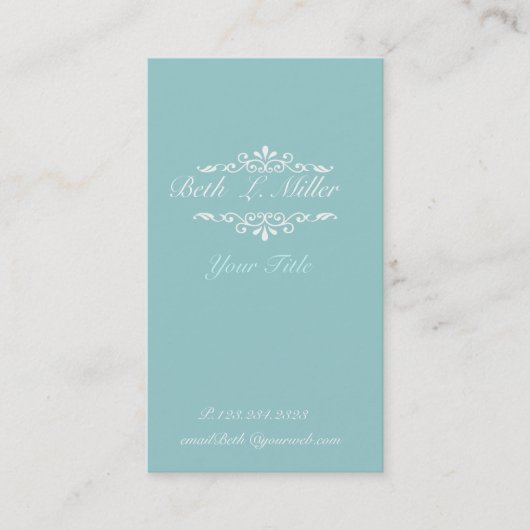 Zwischen modernem elegantem künstlerischem Berufli Terminkarte (Vorderseite)