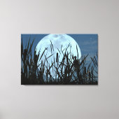 Zwischen Moon und Marsh Leinwand Print (Vorderseite)