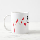Zwischen Puls und Aktion Kaffeetasse (Links)