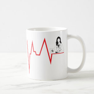 Zwischen Puls und Aktion Kaffeetasse