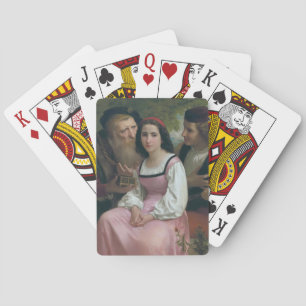 Zwischen Reichtum und Liebe (von Bouguereau) Spielkarten