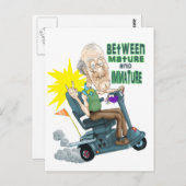 Zwischen reif und unreif postkarte (Vorne/Hinten)