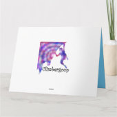 Zwischen Rock und Himmel, Kletterer 18. Geburtstag Karte (Rückseite)