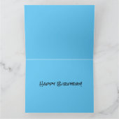 Zwischen Rock und Himmel, Kletterer 18. Geburtstag Karte (Innenseite)