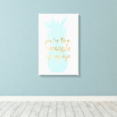 Zwischen Rot I Leinwanddruck (Insitu (Holzboden))